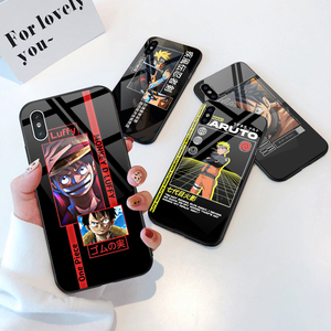 Funda de teléfono con estampado de Anime para <span class=keywords><strong>Iphone</strong></span>, <span class=keywords><strong>11</strong></span> Pro, X, Se2020, Coque Glass, A51, S20, P40lite - Product Image 4