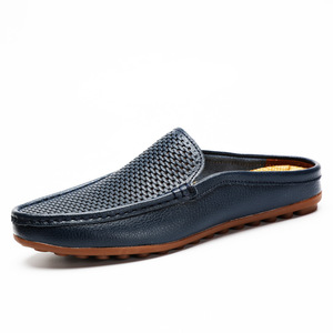 Calzado Casual de Verano JFXSHOES, Talla Grande, Cuero Genuino, Estilo Slip-On, Transpirable, Moderno, Ligero, Punta Cerrada - Product Image 2