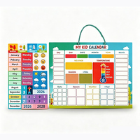 Tableau Cognitif Montessori des Saisons et des Dates, Calendrier Magnétique d'Éveil Précoce pour Enfants