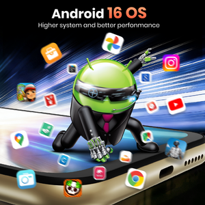 โทรศัพท์มือถือ Fossibot <span class=keywords><strong>S7</strong></span> รุ่นดั้งเดิม ปลดล็อคแล้ว รองรับซิมคู่ ความจุ 8GB+<span class=keywords><strong>256GB</strong></span> แบตเตอรี่ 5000mAh หน้าจอ 120Hz ขนาด 6.9 นิ้ว รองรับ 4G ระบบปฏิบัติการ Android 16 สมาร์ทโฟนพร้อมหน้าจอคู่ - Product Image 6