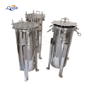 Best selling water treatment farm irrigation stainless bag filter housing