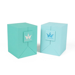Nouvelle Arrivée : Boîte d'emballage rigide pour cosmétiques, type gatefold certifié, avec logo personnalisé, double porte, pour parfum, avec gaufrage artistique - Product Image 2