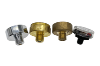 2026 HENGZAN 25mm Brass Alloy Pocket Mini Manometer Tie Differential Air Pressure Gauge M10X1 1/4'' 0~40MPa 3-Year Warranty