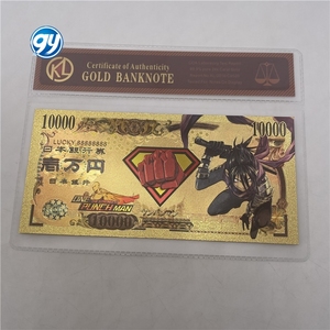 ธนบัตรอนิเมะวันพันช์แมน 10000 เยน ลายการ์ตูนญี่ปุ่นสวยงาม บรรจุในซอง สำหรับเป็นของที่ระลึกและสะสมการ์ด - Product Image 4