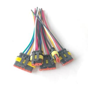 IAFT16949ออโต้2 <span class=keywords><strong>3</strong></span> 4 5 6พิน SUPERSEAL ชุดขั้วต่อปลั๊กตัวผู้และตัวเมียชุดสายไฟจักรยานไฟฟ้า - Product Image 1