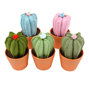 Coussin à épingles en forme de pot, accessoires de couture, décoration mignonne pour bureaux de couture, <span class=keywords><strong>cadeau</strong></span> idéal pour les quilters, les couturières, les artisans d'appliqué et de patchwork - Product Image 6