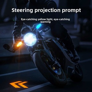 Feux <span class=keywords><strong>de</strong></span> projection LED dynamiques modifiés pour moto et vélo électrique, clignotants <span class=keywords><strong>de</strong></span> scooter ultra-lumineux 12V, feux <span class=keywords><strong>de</strong></span> virage directionnels - Product Image 3