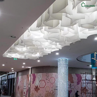 Plafond décoratif de moulage fait sur commande formé étanche à l'humidité de centre commercial de salle de bal d'hôtel simple moderne Offre Spéciale