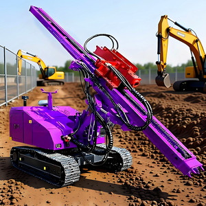 Foreuse de pieux à 360 degrés pour forage de trous, équipement de construction de fondations, machine de battage de pieux à vendre - Product Image 4