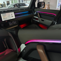 Kit d'éclairage d'ambiance intérieur LED 12V SJC pour Land Rover Defender 2020-2025, éclairage ambiant dynamique de voiture à 64 couleurs, décoration