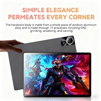 Tablette PC éducative 14 pouces MTK Octa Core Android 13 Nouvelle 4G 5G Double SIM 1.2GHz 1920x1200FHD 2K 6GB+256GB 10000mAh Clavier