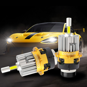 หลอดไฟ LED รถยนต์ซีรีส์ D แบบไม่มีข้อผิดพลาด Canbus ชิป 4 ด้าน ให้แสงสว่าง D2S D2R D4S D4R ไฟหน้า LED - Product Image 1