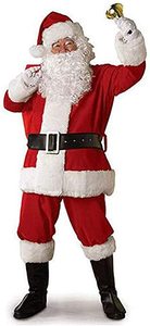 Déguisements de noël pour adultes, manteau pantalon, ceinture, chapeau, accessoires de Cosplay, ensemble de vêtements - Product Image 2