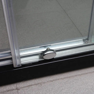 Puerta de <span class=keywords><strong>bañera</strong></span> corrediza de vidrio templado pulido blanco de alta calidad Boye para baño cuarto de ducha <span class=keywords><strong>en</strong></span> forma de <span class=keywords><strong>L</strong></span> - Product Image 3