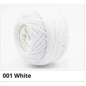 <strong>Red</strong> Bean 3# Dyed Lace Cotton Thread 100% Combed Fine for Spring Summer Hand Knitting Manufacturer Retail Wholesale - Product Image 6
