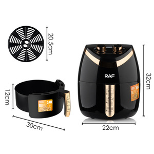 Modern Style <b>Large</b> Capacity Multifunctional Intelligent Air Fryer <b>Plastic</b> Electric for Household French Fries Cooking - Product Image 5