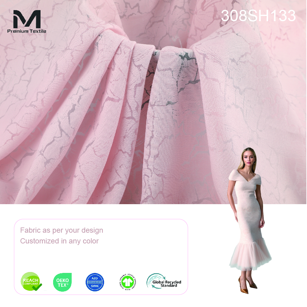 Sustainable Durable Cotton Viscose Woven Fabric For Lightweight Premium Robes And Eco-Friendly Breathable 308SH133#