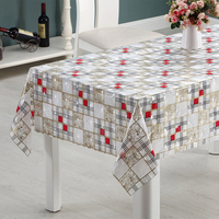 Nappe en EVA à motifs floraux RNPT, motif coloré, imperméable, anti-taches, facile à nettoyer, pour table à manger