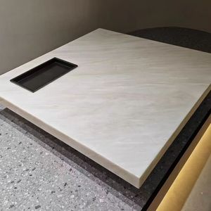 Modern Design Living Room Furniture Marble Storage Sintered Stone Centre Coffee <b>Table</b> - Product Image 1