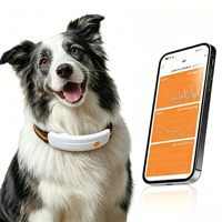 Collier intelligent pour chien avec GPS, moniteur de fréquence cardiaque et de fréquence respiratoire, étanche IP67