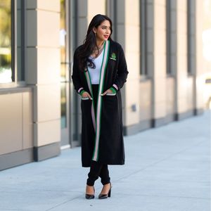 Cardigan en tricot rose vert pour <span class=keywords><strong>femme</strong></span>, <span class=keywords><strong>robe</strong></span> longue, <span class=keywords><strong>pull</strong></span> personnalisé pour <span class=keywords><strong>femme</strong></span>, en spandex/coton léger - Product Image 4