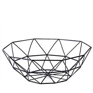 CASAMAX WL AS-9651 Panier à fruits géométrique en fer - 26*8.5 cm - Panier en métal léger fabriqué en Chine - Product Image 1