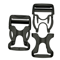 Sac à dos de luxe robuste en plastique avec boucle de sécurité à clipser et sangle creuse en forme de V