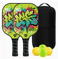 Raquettes de pickleball en fibre de carbone de haute qualité fabriquées en Chine, accessoires de pickleball écologiques
