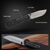 Couteau pliant robuste, lame épaisse de 4 mm, acier 3Cr13, couteau de poche tactique pour le camping en plein air, la survie, les outils EDC