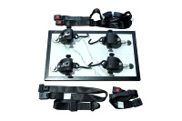 Nouveau système de fixation et de retenue pour fauteuil roulant Tengyun RS3A pour véhicules universels, adaptable/améliorable, garantie 3 ans