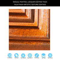 Livraison Gratuite, Plaques de Plafond Artistiques 3D 2x2 pieds, Panneaux Muraux Intérieurs en PVC Gaufré pour Hôtels et Bars PL05 Cuivre Ancien PAINTSDECOR
