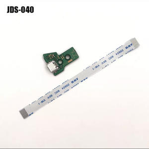 Porta de Carregamento JDS 001 011 030 040 055 para Controle <span class=keywords><strong>PS4</strong></span>, Placa de Conector de <span class=keywords><strong>12</strong></span> Pinos com Cabo Flexível para <span class=keywords><strong>PS4</strong></span> - Product Image 5