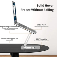 Support d'ordinateur portable rotatif à 360 degrés en silicone Linkway, support de montage en métal pour iPad, Macbook Pro, utilisation sur bureau