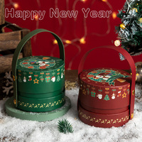 Boîtes cadeaux de Noël en matériaux recyclés, en gros et transfrontalières, avec gaufrage, pour le rangement des pommes Peace Apples et sacs cadeaux