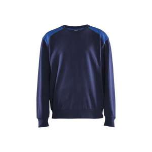 BLAKLADER - 358011588985L Sudadera Azul marino/Azul aciano-EAN 7330509810378 WORK HOODIES - Product Image 1