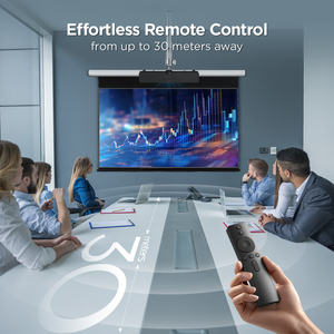 NP OEM 92 100 120 inch cơ giới màn hình chiếu thả xuống với điều khiển từ xa 4K UHD alr Màn hình máy chiếu cho UST chiếu - Product Image 5