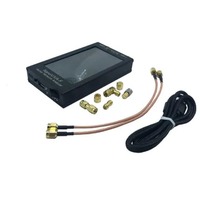 Analyseur d'antenne de réseau vectoriel NanoVNA-F VNA HF VHF UHF 1.5GHz personnalisé + LCD IPS 4.3 pouces + boîtier en métal + batterie 5000mAh