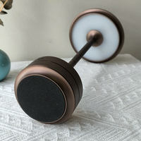 Lampe de table sans fil en aluminium oxydé, rechargeable par USB, pour la décoration de la maison, chambre à coucher, restaurant