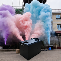Machine à fumée et brouillard coloré 300W avec télécommande, en métal, à jet ascendant, pour révélation du sexe, scène, mariage, baby shower