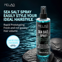 Spray texturisant bio pour hommes, volume accru, fini mat, coiffage effet vague de plage, tenue légère, soin capillaire premium, cheveux sains