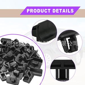 Chrysler Jeep Wrangler <b>Bumper</b> Grille <b>Clips</b> Black Plastic Fasteners For Repair Replacement 11547341 68193640AA - Product Image 3