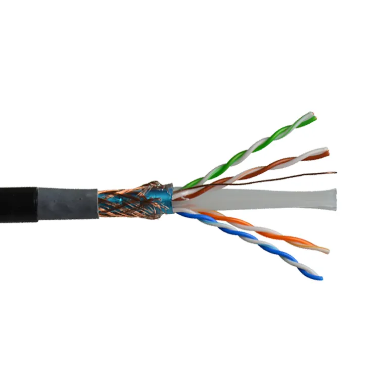 Cat5e cat6 kecepatan tinggi cat6a/cat7 berpelindung sstp ftp kabel lan utp kabel internet