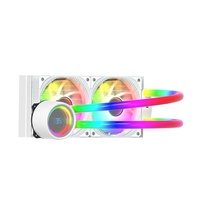 Refroidisseur d'eau RGB pour processeur JNP-AR Series 120mm 240mm 360mm, ventilateur de refroidissement liquide