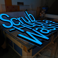 Letrero Luminoso 3D Personalizado con Letras de Canal, Iluminación Frontal RGB, Resistente al Agua, para Exteriores, Logotipo de Pared, Señalización Iluminada para Empresas y Hospitales