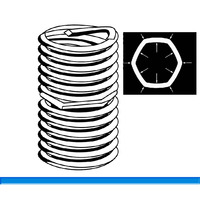 Insert de filetage en acier inoxydable M1.6-M85 Réparation de fixation métrique et en pouces pour filetage dénudé AVIC-Flight
