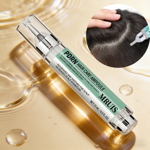 Ampolla Capilar Coreana PDRN 15ml OEM ODM, Suero <span class=keywords><strong>Anticaída</strong></span> del Cabello, Tratamiento Vegano para el Crecimiento del Cabello, Fortalece, Repara y Nutre para Hombres y Mujeres - Product Image 1