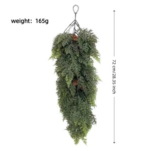 Guirlandes de Noël artificielles en cèdre et pin de Norfolk Diligence, 72 cm, décoration suspendue, décoration de fête, en plastique - Product Image 1