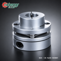 Coupleur à disque remplaçable, corps en aluminium, diaphragme en acier inoxydable, serrage sans jeu, précision pour servomoteur, moteur pas à pas, vis à billes CNC