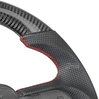 Volant en fibre de carbone véritable pour Dodge Charger 2015-2019 Challenger Hellcat Durango SRT