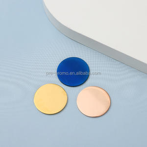 Piringan bulat baja tahan karat berbagai ukuran kosong DIY kustom - Product Image 5